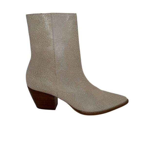 Matisse Caty Suede Pointed Toe Leather Ankle Western Boot in Sandstone - 8.5 - Picture 1 of 10